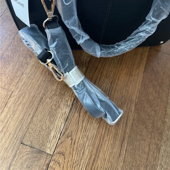 Ann Taylor Black and Tan Two Piece Women's Bag. NWT. Gift ready. Ships fast. - Picture 5 of 14